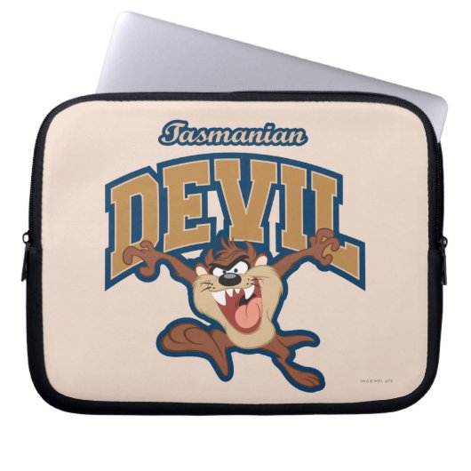 TAZ™ Tasmanian Devil Patch Laptopschutzhülle (Vorderseite)