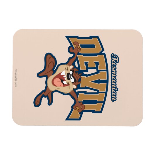 TAZ™ Tasmanian Devil Patch Magnet (Horizontal)