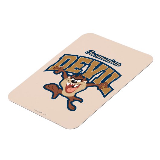 TAZ™ Tasmanian Devil Patch Magnet (Linke Seite)