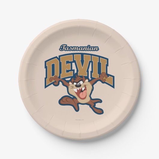 TAZ™ Tasmanian Devil Patch Pappteller (Vorderseite)