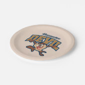 TAZ™ Tasmanian Devil Patch Pappteller (Schrägansicht)