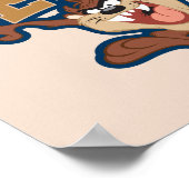 TAZ™ Tasmanian Devil Patch Poster (Ecke)