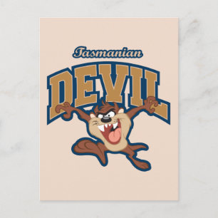TAZ™ Tasmanian Devil Patch Postkarte