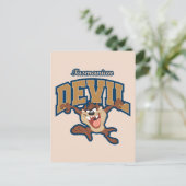 TAZ™ Tasmanian Devil Patch Postkarte (Stehend Vorderseite)