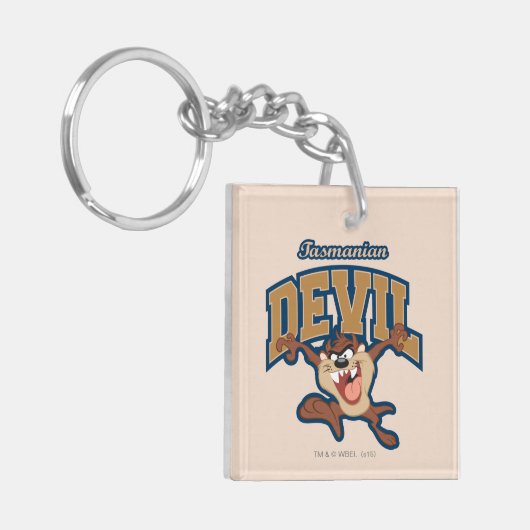 TAZ™ Tasmanian Devil Patch Schlüsselanhänger (Vorderseite links)