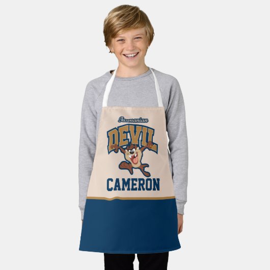 TAZ™ Tasmanian Devil Patch Schürze (Getragen)