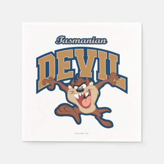 TAZ™ Tasmanian Devil Patch Serviette (Vorderseite)