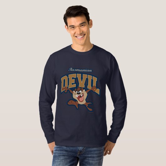 TAZ™ Tasmanian Devil Patch T-Shirt (Vorne ganz)