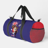 TAZ™ Team Australia Fußball-Grafik Duffle Bag (Rechte Ecke)