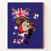 TAZ™ Team Australia Soccer Grafik Notizblock (Rückseite)
