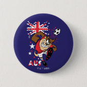 TAZ™ Team Australia Soccer Graphic Button (Vorderseite)