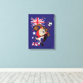 TAZ™ Team Australia Soccer Graphic Leinwanddruck (Insitu (Holzboden))