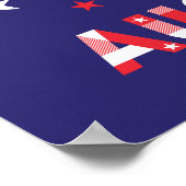 TAZ™ Team Australia Soccer Graphic Poster (Ecke)