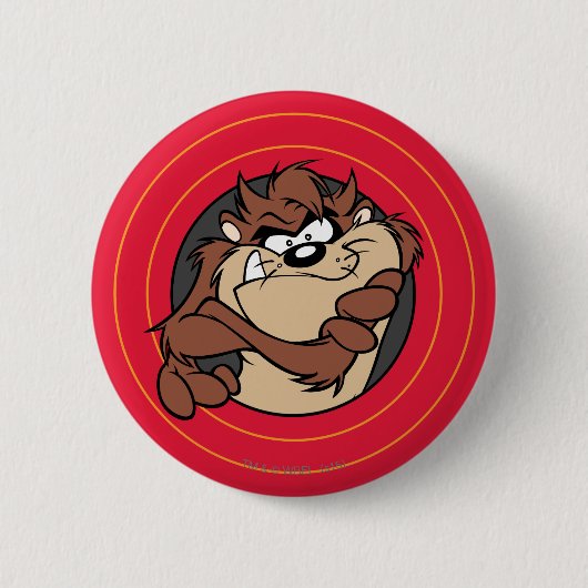 TAZ™ Through LOONEY TUNES™ Button (Vorderseite)