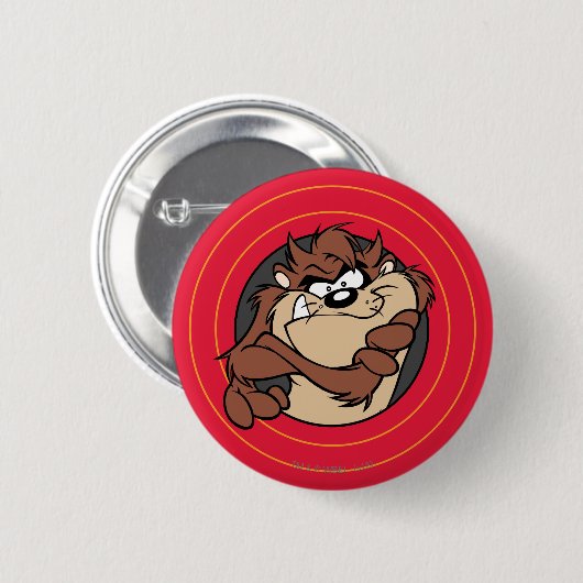 TAZ™ Through LOONEY TUNES™ Button (Vorne & Hinten)