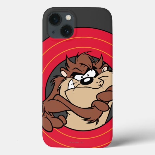 TAZ™ Through LOONEY TUNES™ Circles Case-Mate iPhone Hülle (Rückseite)