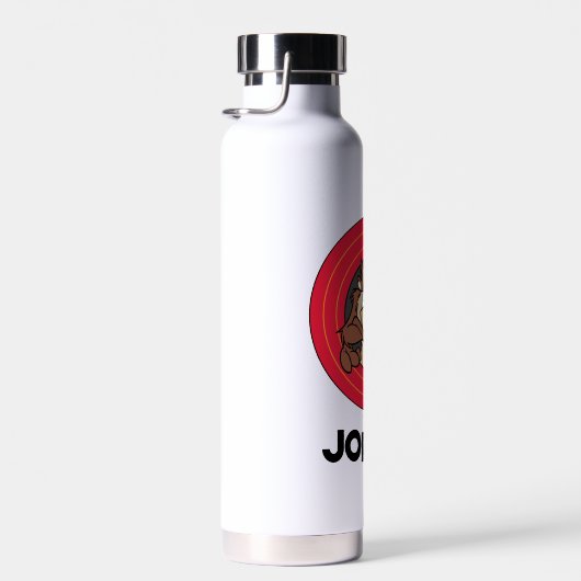 TAZ™ Through LOONEY TUNES™ Circles | Name hinzufüg Trinkflasche (Rechts)