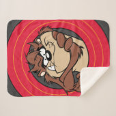 TAZ™ Through LOONEY TUNES™ Circles Sherpadecke (Vorderseite (Horizontal))