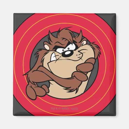 TAZ™ Through LOONEY TUNES™ Magnet (Vorne)