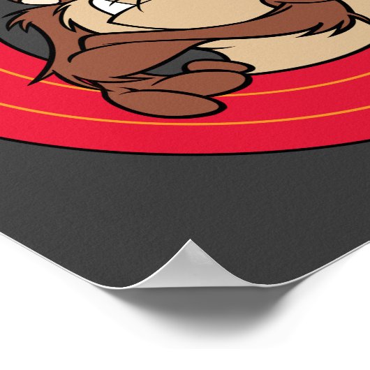 TAZ™ Through LOONEY TUNES™ Poster (Ecke)