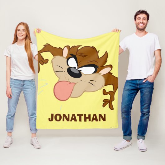 TAZ™ Tongue Out Fleecedecke (Beispiel)