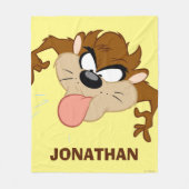 TAZ™ Tongue Out Fleecedecke (Vorderseite)