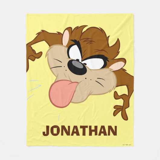 TAZ™ Tongue Out Fleecedecke (Vorderseite)