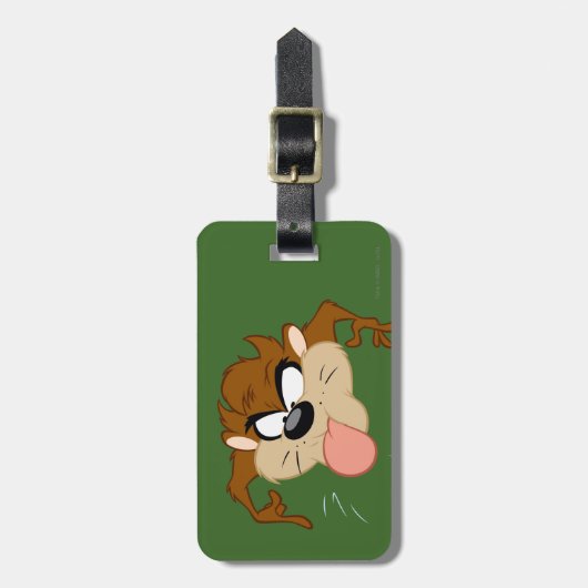 TAZ™ Tongue Out Gepäckanhänger (Vorderseite vertikal)