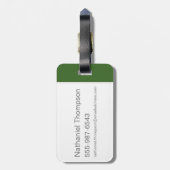 TAZ™ Tongue Out Gepäckanhänger (Rückseite vertikal)