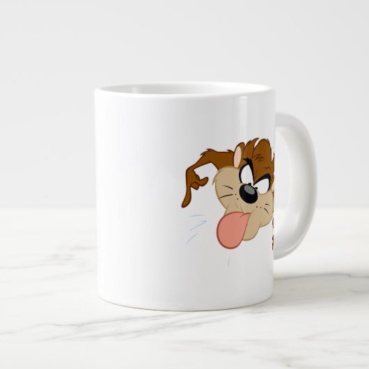 TAZ™ Tongue Out Jumbo-Tasse (Vorderseite Rechts)