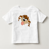 TAZ™ Tongue Out Kleinkind T-shirt (Vorderseite)