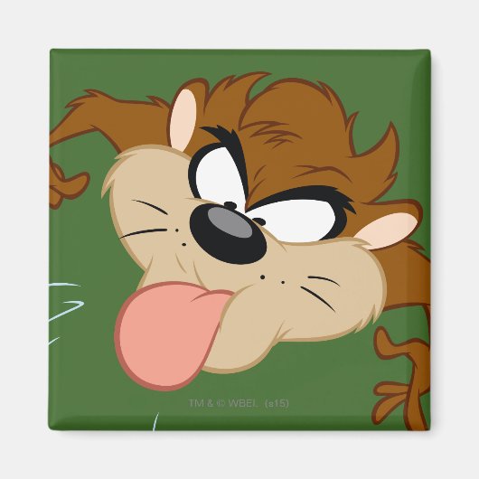 TAZ™ Tongue Out Magnet (Vorne)