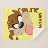 TAZ™ Tongue Out Sherpadecke (Vorderseite (Horizontal))