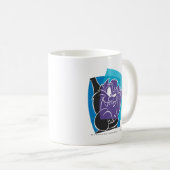 TAZ™ Tongue Out stylisiert Kaffeetasse (VorderseiteRechts)