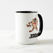 TAZ™ Toothy Grin | Füge Deinen Namen hinzu Tasse (VorderseiteRechts)