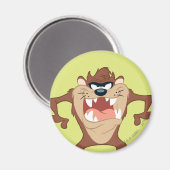 TAZ™ Toothy Grin Magnet (Vorderseite/Rückseite)
