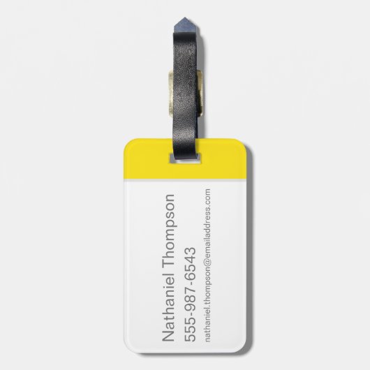 TAZ™ Tornado Gepäckanhänger (Rückseite vertikal)