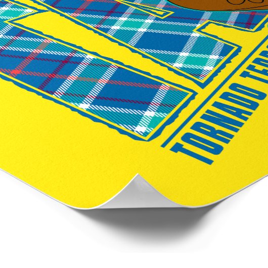 TAZ™ Tornado Poster (Ecke)