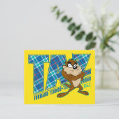 TAZ™ Tornado Postkarte (Stehend Vorderseite)