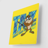 TAZ™ Tornado Quadratische Wanduhr (Winkel)