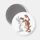 TAZ™ und BUGS BUNNY™ Nicht einmal Flinching - Farb Magnet (Vorderseite/Rückseite)