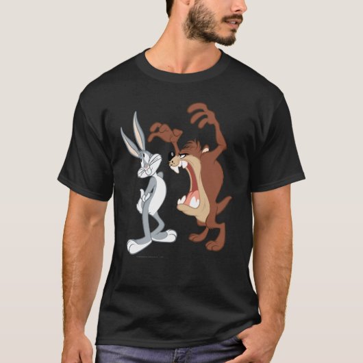 TAZ™ und BUGS BUNNY™ Nicht einmal Flinching - Farb T-Shirt (Vorderseite)