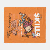 TAZ™ - Vater Fleecedecke (Vorderseite (Horizontal))