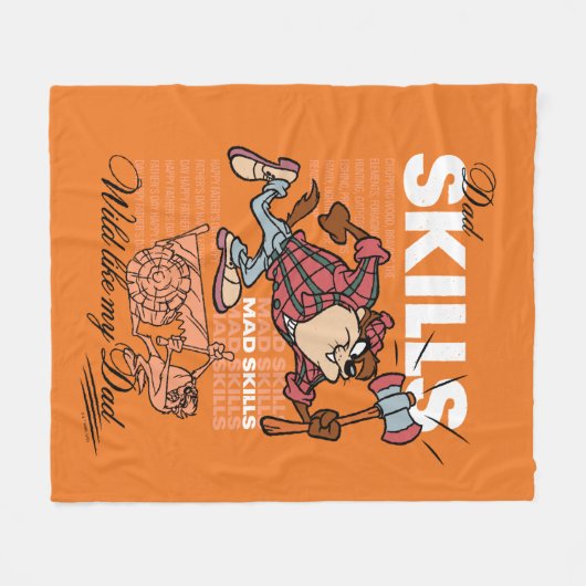 TAZ™ - Vater Fleecedecke (Vorderseite (Horizontal))