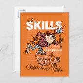 TAZ™ - Vater Postkarte (Vorne/Hinten)