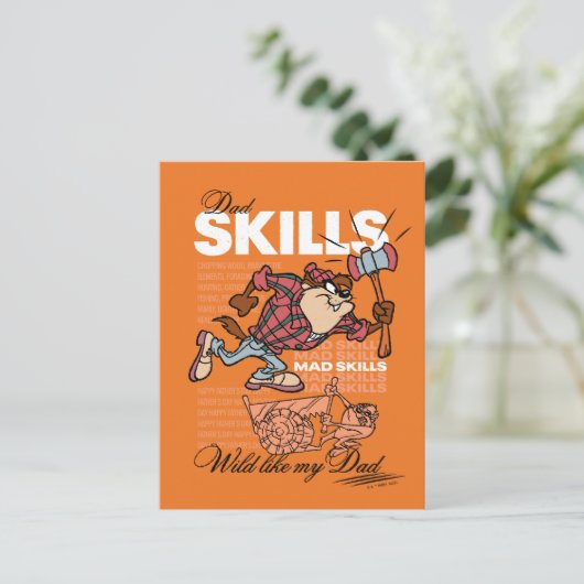 TAZ™ - Vater Postkarte (Stehend Vorderseite)