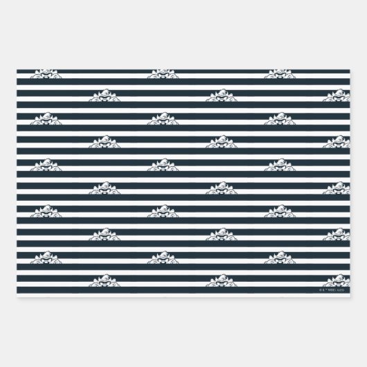 TAZ™ versteckt sich in Streifen Geschenkpapier Set (Vorderseite 3)