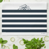 TAZ™ versteckt sich in Streifen Geschirrtuch (Gefaltet)