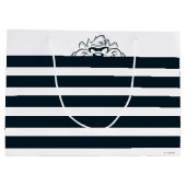 TAZ™ versteckt sich in Streifen Große Geschenktüte (Rückseite)