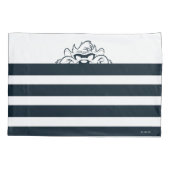 TAZ™ versteckt sich in Streifen Kissenbezug (Rückseite)